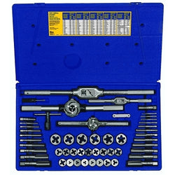 53-piece metric hexagonal tap and die set