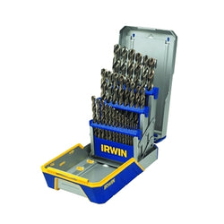 Set of 29 M-35 cobalt metal index drill bits, cutting diameter from 1/16 in. to 1/2 in.