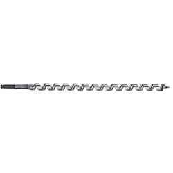 Brocas para barrena de poste de servicios públicos con llave de impacto, 11/16" x 24", vástago de 7/16"