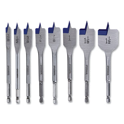 Speedbore MAX Wood Drill Bit Set, Cutting Diameter 3/8" to 1-1/2", 8 Pieces