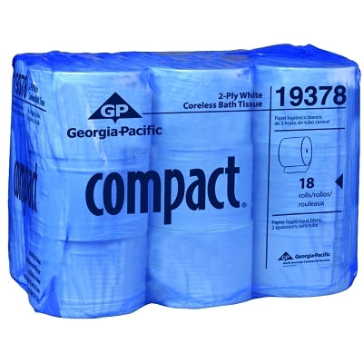High Capacity Coreless Compact® Toilet Paper, 4 x 3.8 inches, 333 feet