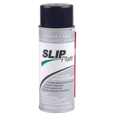 Lubricantes para cadenas y cables con placa SLIP, lata de aerosol de 12 1/2 oz