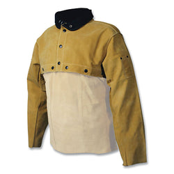 3031 Boarhide™ - Pigskin Cape with Sleeves and Snaps, Extra Large, Gold