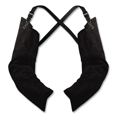 Mangas de piel de cerdo Boarhide™ 3123, 23 pulgadas, correas ajustables con hebillas de liberación rápida, talla única, color negro