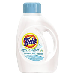 Gentle, alcohol-free laundry detergent, 94.2 oz, 112 count, container, fresh scent