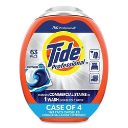 Commercial POWER-PODS® Laundry Detergent, 63 tablets, container