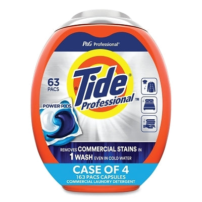 Commercial POWER-PODS® Laundry Detergent, 63 tablets, container
