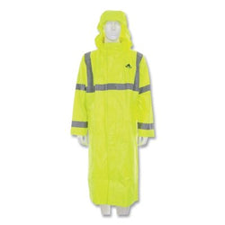 Big Jake® 2 Rainwear Waterproof Jacket with 125cm Fire Resistant Hood, Fluorescent Lime, Size XL