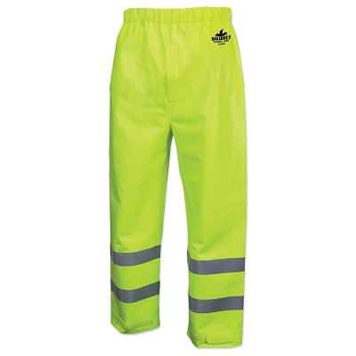 Big Jake® 2 Waterproof Trousers with Elastic Waist and Flame Resistant, Fluorescent Lime Color, Size XL