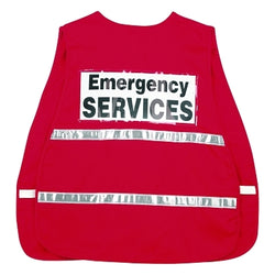 Chalecos de mando de incidentes ICV204, talla única, color rojo