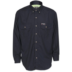 Camisa de manga larga ignífuga Summit Breeze®, mezcla inherentemente ignífuga, gris, talla XL