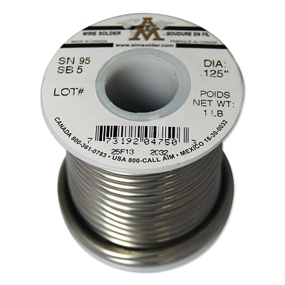 Soldadura de alambre, carrete de 1 lb, núcleo de resina, 60 % estaño, 40 % plomo