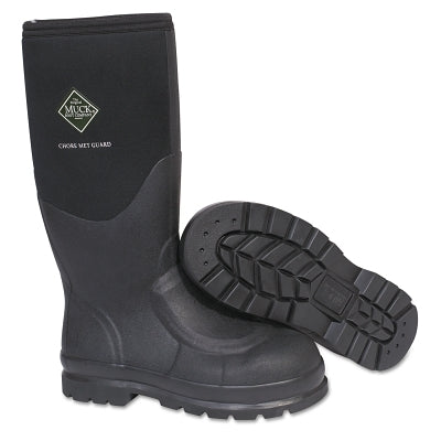Botas de trabajo Chore Classic con puntera de acero, talla 10, 16 pulgadas de alto, color negro