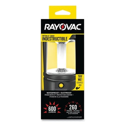 Virtually indestructible LED flashlight, 3 batteries, 600 lm, black