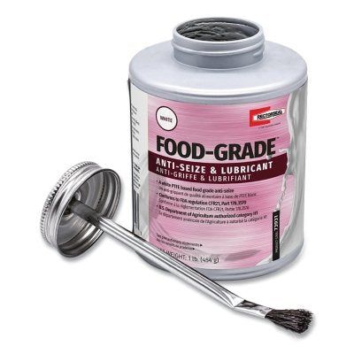 Lubricante antiadherente de grado alimenticio, 1 lb, color blanco roto