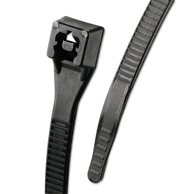 Xtreme Temp cable ties, 22.7 kg tensile strength, 35.5 cm, black, 100 units per bag
