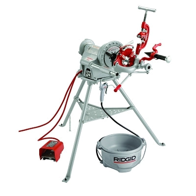 Roscadora con motor modelo 300, NPT, capacidad para tuberías de 1/8" a 2", 115 V CA, 15 A, 36 RPM, solo herramienta