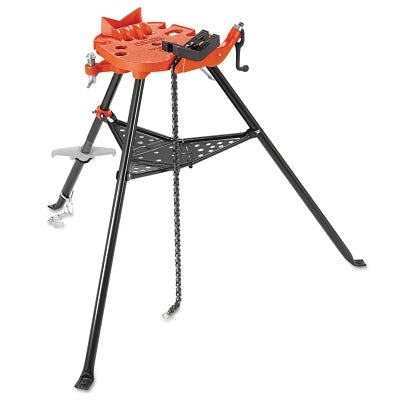 Tornillo de banco portátil TRISTAND® 460-6, tapa de tubería de 1/8" a 6"
