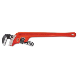 Heavy-duty end pipe wrench, E-24, 24" long, 3" pipe capacity
