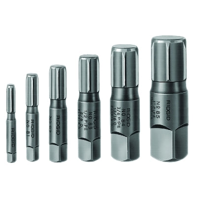 Pipe extractor set, No. 80 to 85, 1/8 in., 1 in.