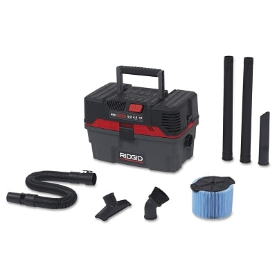 ProPack Wet/Dry Vacuum, Model 4500RV, 4-1/2 gal, 5 hp