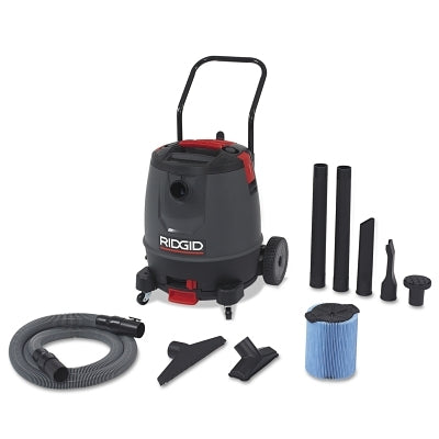 Bottom-mounted wet/dry vacuum cleaner, model 1650RV, 16 gal, 6.5 hp