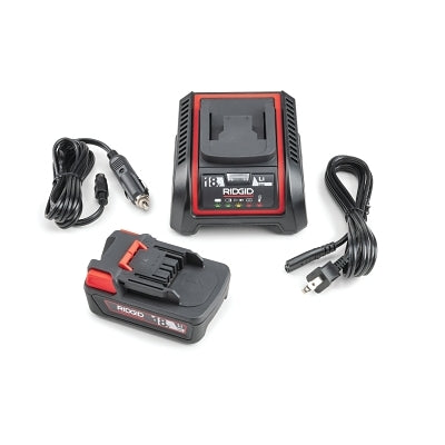 Kit de batería de litio avanzada de 18 V y cargador, 2,5 Ah