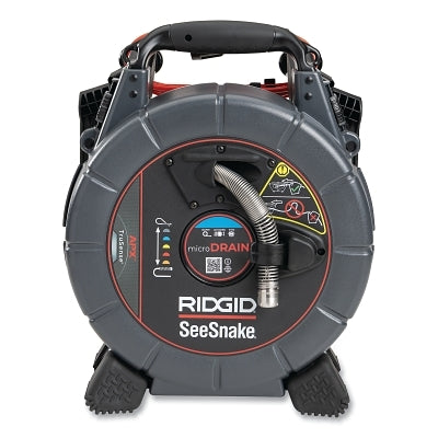 Cámara de inspección SeeSnake® microDrain APX con tecnología TruSense™, diámetro de cámara de 22 mm, cable flexible de alta flexibilidad
