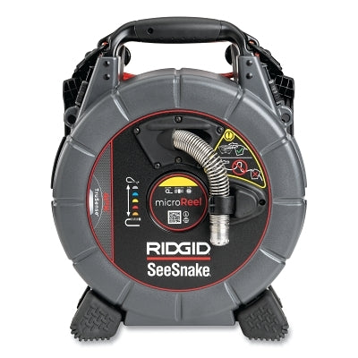 SeeSnake® microReel™ APX con tecnología, capacidad de línea de 1-1/2 pulg. a 4 pulg., cable de 100 pies de largo, diámetro del cable de 0,27 pulg.