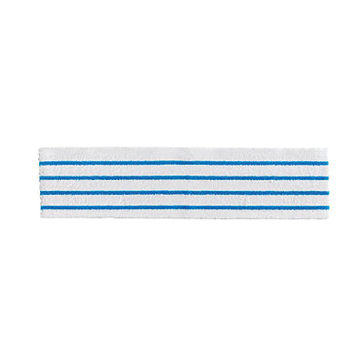 HYGEN™ Disposable Microfiber Cloth, White with Blue Polyester Stripes, 30 x 30 cm