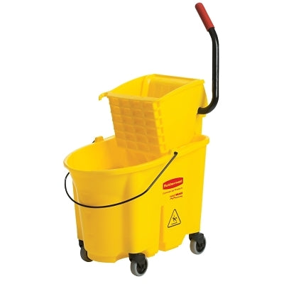 WaveBrake™ Bucket/Wringer Combo Pack, 35 Quarts, Yellow