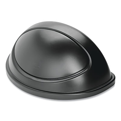 Semicircular, hinged trash can lid for use with FG352000, black