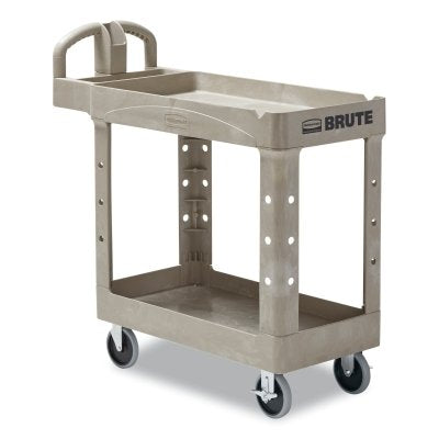 Carro utilitario, capacidad de 500 lb, 39 pulgadas de largo, 8 pulgadas de ancho, 33-1/2 pulgadas de alto, beige