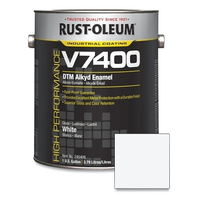 Esmalte alquídico DTM de alto rendimiento V7400 System, 1 galón, negro, alto brillo