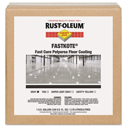 Recubrimientos de poliurea para pisos FastKote resistentes a los rayos UV, amarillo de seguridad, 1 galón, solvente