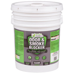 Odor and smoke blocker, clear, 5 gallons, solvent-like odor