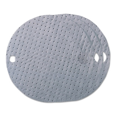 Cubiertas para tambores ALLWIK, absorben 9 galones/fardo, diámetro de 22 pulgadas, color gris