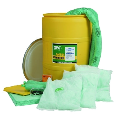 Kit para derrames en tambor SPC Allwik®, universal, tambor de 55 galones, capacidad de absorción de 41 galones