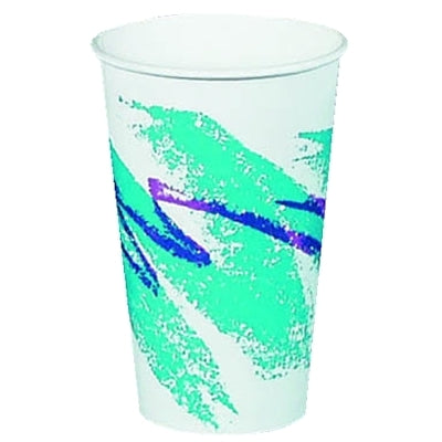 Single-sided polyethylene paper cup for hot beverages, 6 oz, white, 20 BG/CA
