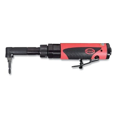 Mini taladro angular, 0,4 hp, 2100 RPM, husillo de rosca -28 de 1/4 pulg., cabezal de 45°