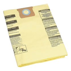 High-efficiency disposable filter bag for Shop-Vac® type J workshop vacuums, paper