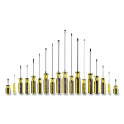 100 Plus® Combination Screwdriver Set, 18 Pieces, Phillips/Slotted