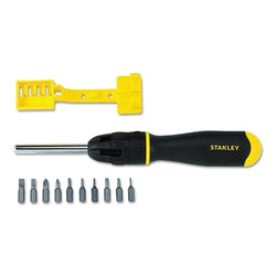 Multi-bit ratchet screwdriver sets, Torx, Phillips, Pozidriv and square