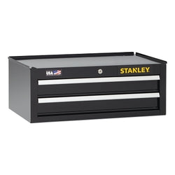 Caja de herramientas intermedia Stanley® serie 300, 2 cajones, 26 pulgadas de ancho, color negro