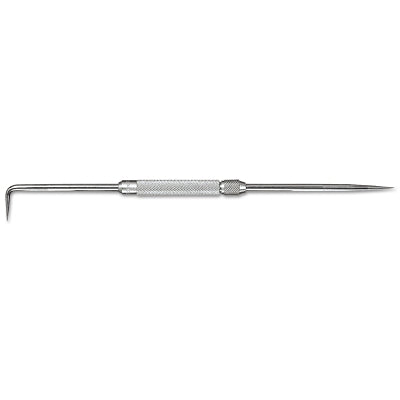 Adjustable sleeve scriber tip, 8 inches, steel, knife point