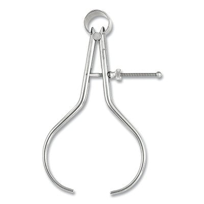 275 Series Tool Spring Gauge and Divider, 0-6 Inch, with Solid Nut and Round Shank