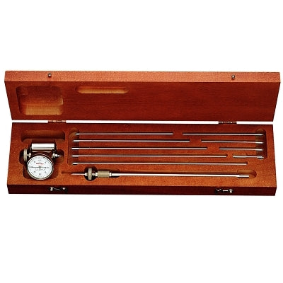 Crankshaft strain gauge/distortion dial No. 696, 0.001 inch graduations, with 10 rods