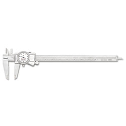 Calibrador de cuadrante serie 3202, 0 pulg. a 12 pulg., acero inoxidable