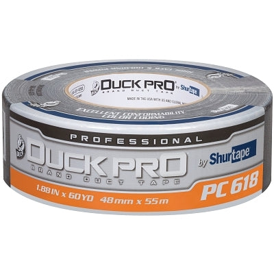 Cinta adhesiva de tela PC 618C, 1,88 pulgadas de ancho, 60,1 yardas de largo, 10 milésimas de pulgada de grosor, roja