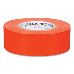 Cinta adhesiva de tela PC 9C Duck Pro® de Shurtape®, de grado contratista, 48 mm de ancho x 55 m de largo, 9 milésimas de pulgada, color naranja